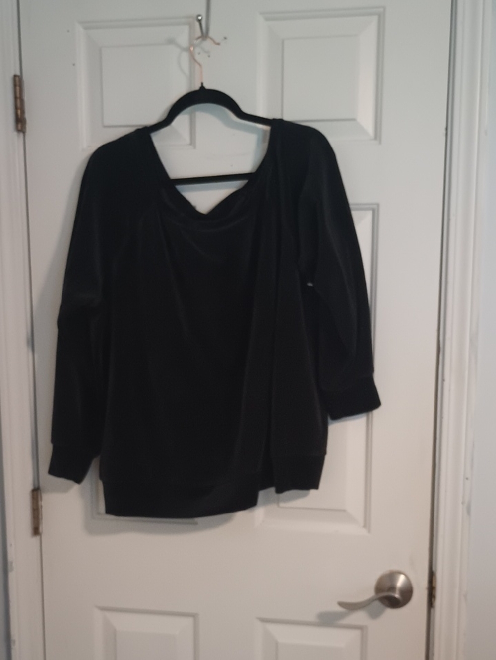 torrid Black Pullover Sleep Sweatshirt